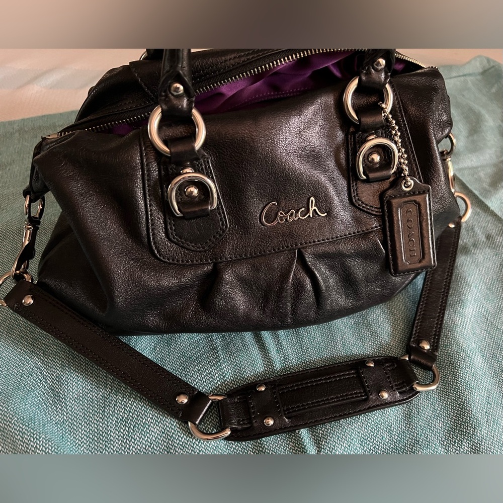 Coach leather purse